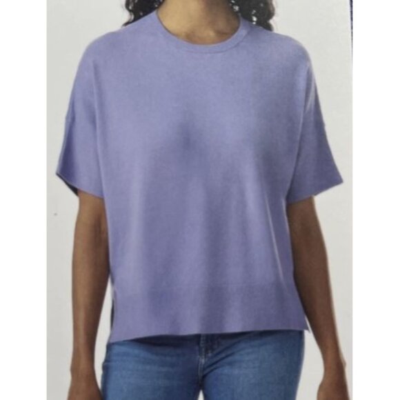 Splendid Women's Short Sleeve Oversized Knit Top, (Blue, XXL) - Picture 1 of 1